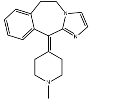 11-(1-甲基哌啶-4-亚基)-6,11-二氢-5H-苯并[d]咪唑并[1,2-a]氮杂卓,11-(1-methylpiperidin-4-ylidene)-6,11-dihydro-5H-benzo[d]imidazo[1,2-a]azepine