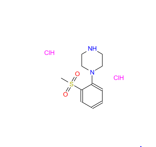 1-[2-(甲磺?；?苯基]哌嗪鹽酸鹽,1-(2-METHANESULFONYL-PHENYL)-PIPERAZINE DIHYDROCHLORIDE