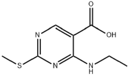 4-Methylamino-2-methylsulfanyl-pyrimidine-5-carboxylic acid
