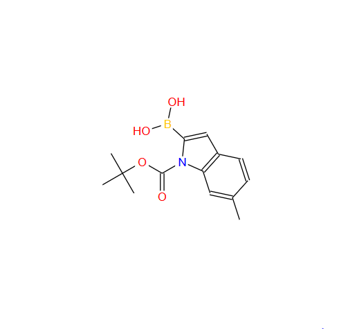 1-BOC-6-甲基吲哚-2-硼酸,1-BOC-6-METHYLINDOLE-2-BORONIC ACID