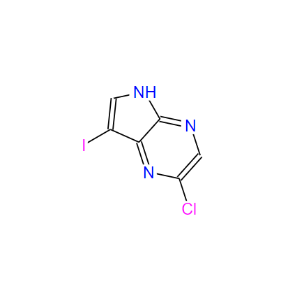 2-氯-7-碘-5H-吡咯并[2,3-B]吡嗪,2-Chloro-7-iodo-5H-pyrrolo[2,3-b]pyrazine