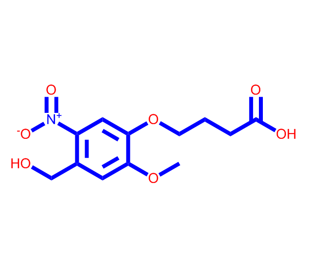 4-(4-羟甲基-2-甲氧基-5-硝基苯氧基)丁酸,4-(4-HYDROXYMETHYL-2-METHOXY-5-NITROPHENOXY)BUTYRIC ACID