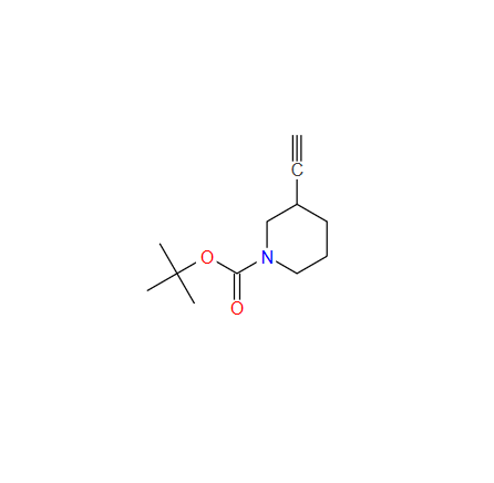 3-乙炔基哌啶-1-甲酸叔丁酯,1-Piperidinecarboxylic acid, 3-ethynyl-, 1,1-dimethylethyl ester