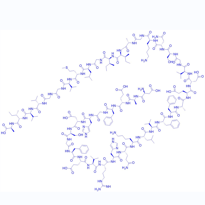 大鼠β-淀粉样肽 (1-42),Amyloid β-peptide (1-42) (rat)