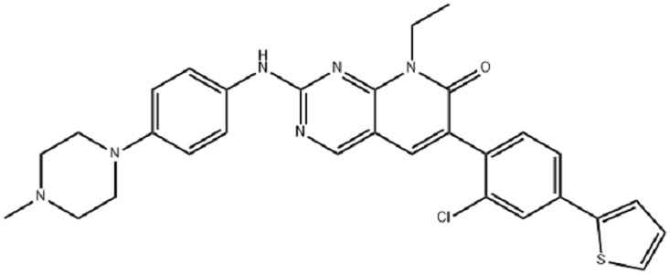 6-(2-Chloro-4-thiophen-2-yl-phenyl)-8-ethyl-2-[4-(4-methyl-piperazin-1-yl)-phenylamino]-8H-pyrido[2,3-d]pyrimidin-7-one