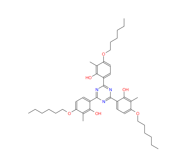2,2',2''- (1,3,5-三嗪-2,4,6-三基)三[5-(己氧基)-6-甲基]苯酚,2,2,2-(1,3,5-Triazine-2,4,6-triyl)tris[5-(hexyloxy)-6-methylphenol]