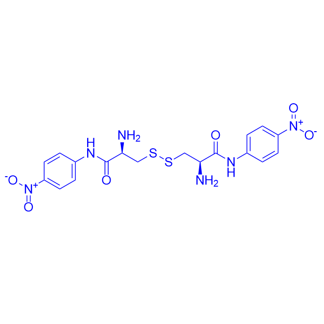 氨肽酶底物多肽(C-pNA)2 (Disulfide bond：Cys-Cys),L-Cystinyl-bis-4-nitroanilide