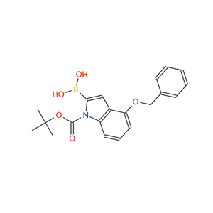 4-苄氧基-1-BOC-吲哚-2-硼酸,4-BENZYLOXY-1-TERT-BUTOXYCARBONYLINDOLE-2-BORONIC ACID