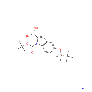 1-BOC-5-TBDMSO-吲哚-2-硼酸