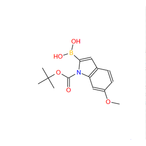 1-BOC-6-甲氧基吲哚-2-硼酸,1-BOC-6-METHOXYINDOLE-2-BORONIC ACID