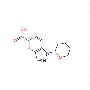 1-(四氢-2H-吡喃-2-基)-1H-吲唑-5-羧酸,1-(tetrahydro-2H-pyran-2-yl)-1H-indazole-5-carboxylic acid