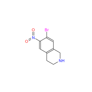 7-溴-6-硝基-1,2,3,4-四氢异喹啉,7-bromo-6-nitro-1,2,3,4-tetrahydroisoquinoline