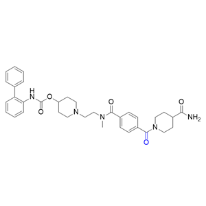 雷芬那辛杂质12,1-(2-(4-(4-carbamoylpiperidine-1-carbonyl)-N-methylbenzamido) ethyl)piperidin-4-yl [1,1
