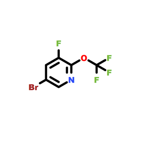 5-溴-3-氟-2-(三氟甲氧基)吡啶 1361893-62-0