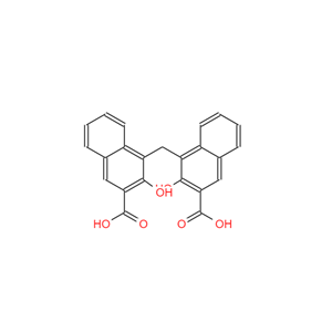 亚甲基双羟萘酸,Pamoic acid