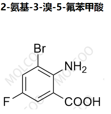 2-氨基-3-溴-5-氟苯甲酸,2-amino-3-bromo-5-fluorobenzoic acid