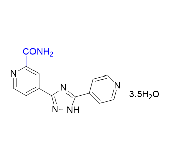 托匹司他杂质02,4-(5-(pyridin-4-yl)-1H-1,2,4-triazol-3-yl)picolinamide 3.5 hydrate