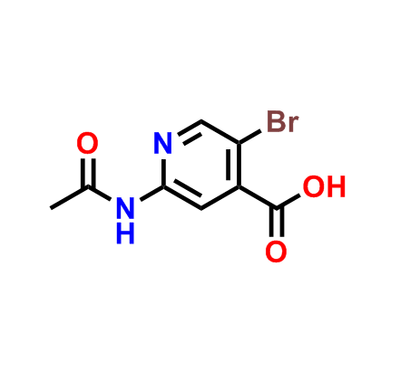 2-乙酰氨基-5-溴异烟酸,2-Acetamido-5-bromoisonicotinic acid