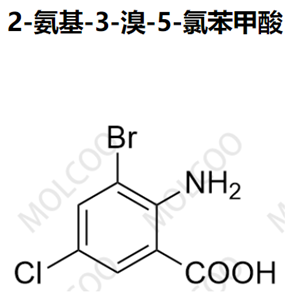 2-氨基-3-溴-5-氯苯甲酸 	41198-02-1