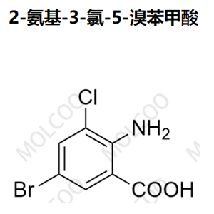 2-氨基-3-氯-5-溴苯甲酸  58026-21-4