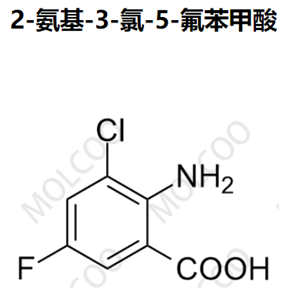 2-氨基-3-氯-5-氟苯甲酸 1022961-12-1