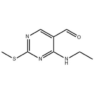 4-乙胺基-2-甲硫基-5-醛基嘧啶,4-(ethylaMino)-2-(Methylthio)pyriMidine-5-carbaldehyde