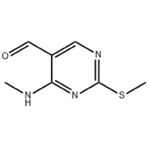 4-甲胺基-2-甲硫基-5-醛基嘧啶,4-(Methylamino)-2-(methylthio)pyrimidine-5-carbaldehyde