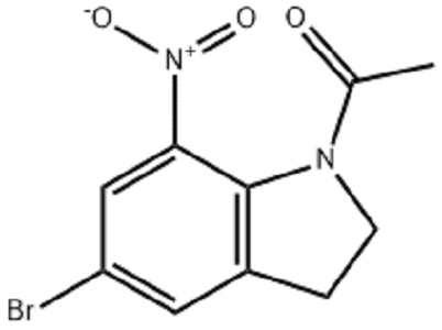 N-已酰基-5-溴-7-硝基吲哚,1-Acetyl-5-bromo-7-nitroindoline