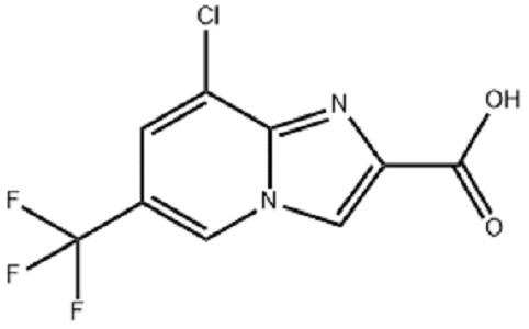 乙基8-氯-6-(三氟甲基)咪唑并[1,2-a]吡啶-2-羧酸酯