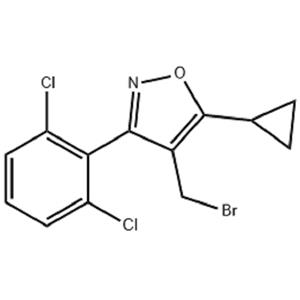 4-(溴甲基)-5-环丙基-3-(2,6-二氯苯基)异恶唑