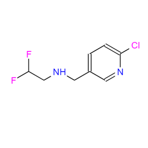 N-［（6-氯-3-吡啶）］甲基-2，2-二氟乙胺