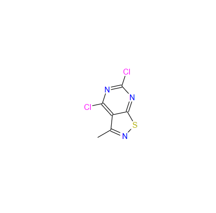 4,6-二氯-3-甲基异噻唑并[5,4-D]嘧啶,Isothiazolo[5,4-d]pyrimidine, 4,6-dichloro-3-methyl-
