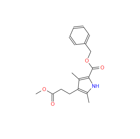 5-(芐氧羰基)-2,4-二甲基-3-吡咯丙酸甲酯,METHYL 5-(BENZYLOXYCARBONYL)-2,4-DIMETHYL-3-PYRROLEPROPIONATE