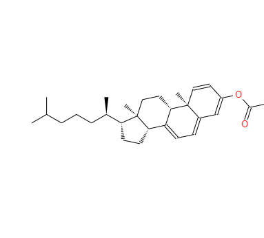 艾地骨化醇中间体,Cholesta-1,3,5,7-tetraen-3-ol, 3-acetate