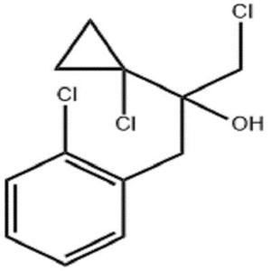 1-氯-2-(1-氯環(huán)丙基)-2-(2-氯苯基)丙醇-2-醇,1-chloro-2-(1-chlorocyclopropyl)-3-(2-chlorophenyl)propan-2-ol