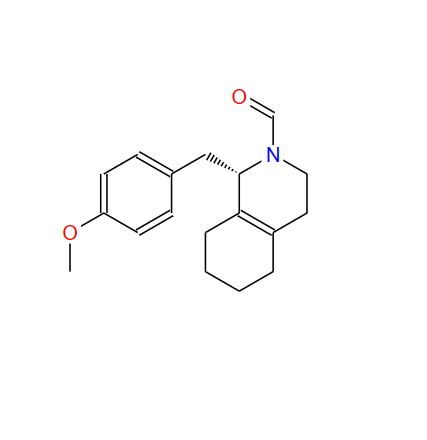右美沙芬杂质,(S)-3,4,5,6,7,8-hexahydro-1-[(4-methoxyphenyl)methyl](1H)-isoquinoline-2-carbaldehyde