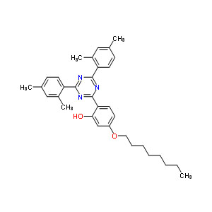 紫外线吸收剂1164,2-[4,6-Bis(2,4-dimethylphenyl)-1,3,5-triazin-2-yl]-5-(octyloxy)phenol