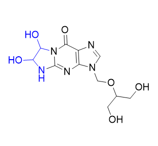 更昔洛韦杂质16,3-(((1,3-dihydroxypropan-2-yl)oxy)methyl)-6,7-dihydroxy-3,5,6,7- tetrahydro-9H-imidazo[1,2-a]purin-9-one