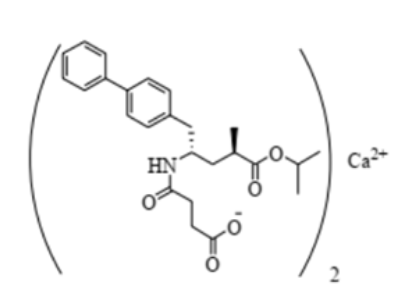 4-(((2S，4R)-1- ([1，1‘-聯(lián)苯]-4-基）- 5-異丙氧基-4-甲基-5-氧代戊烷-2-基 )氨基-4-氧代丁酸鈣鹽,4-((2S,4R)-1-([1,1'-biphenyl]-4-yl)-5-isopropoxy-4-methyl-5-oxopentan-2-yl)amino-4-oxobutanoic acid calcium salt