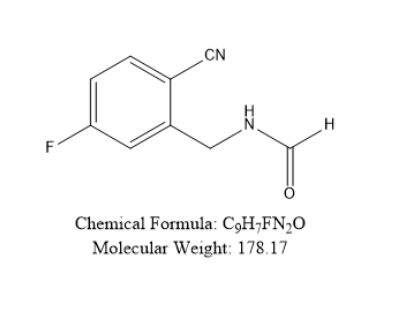 N-(2-氰基-5-氟苄基) 甲酰胺,N-(2-Cyano-5-fluorobenzyl)formamide