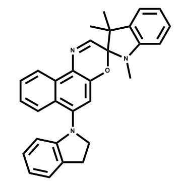 6'-(二氢吲哚-1-基)-1,3,3-三甲基螺[二氢吲哚-2,3'-萘并[2,1-B][1,4]恶嗪],6'-(Indolin-1-yl)-1,3,3-trimethylspiro[indoline-2,3'-naphtho[2,1-b][1,4]oxazine]
