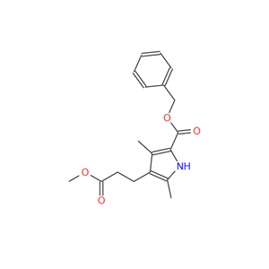 5-(苄氧羰基)-2,4-二甲基-3-吡咯丙酸甲酯；20303-31-5