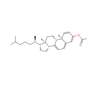 艾地骨化醇中间体,Cholesta-1,3,5,7-tetraen-3-ol, 3-acetate