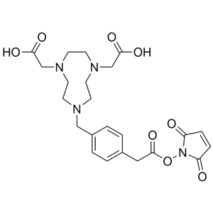 2,2'-(7-(4-(2-((2,5-dioxo-2,5-dihydro-1H-pyrrol-1-yl)oxy)-2-oxoethyl)benzyl)-1,4,7-triazonane-1,4-diyl)diacetic acid