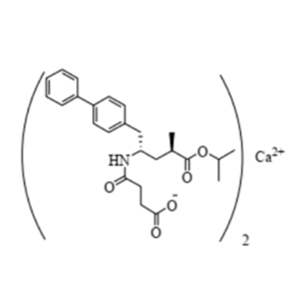 4-(((2S，4R)-1- ([1，1‘-联苯]-4-基）- 5-异丙氧基-4-甲基-5-氧代戊烷-2-基 )氨基-4-氧代丁酸钙盐