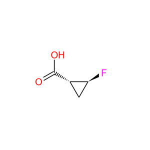 环丙烷羧酸,2-氟-,(1R-反式)-(9CI)