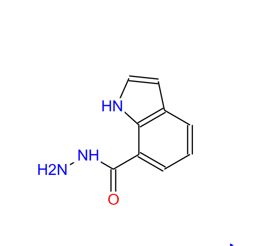 1H-吲哚-7-碳酰肼,1H-INDOLE-7-CARBOHYDRAZIDE