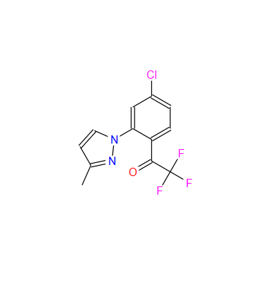 1- [4-氯-2-(3-甲基-1H-吡唑-1-基)苯基] -2,2,2-三氟乙烷-1-酮,1-(4-Chloro-2-(3-Methyl-1H-pyrazol-1-yl)phenyl)-2,2,2-trifluoroethanone