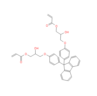 9,9-二[4-(2-羟基-3-丙烯酰氧基丙氧基)苯基]芴,9,9-bis[4-(2-hydroxy-3-acryloyloxypropoxy)phenyl]fluorene