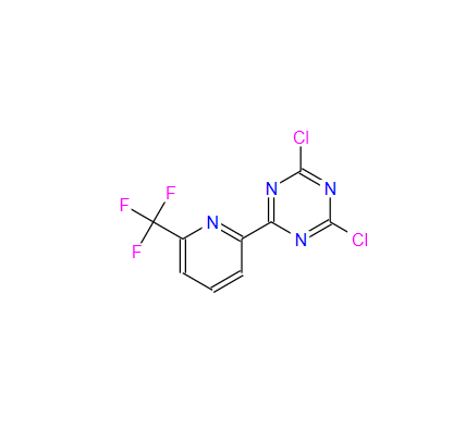 AG221中間體B,2,4-dichloro-6-(6-(trifluoromethyl)pyridin-2-yl)-1,3,5-triazine